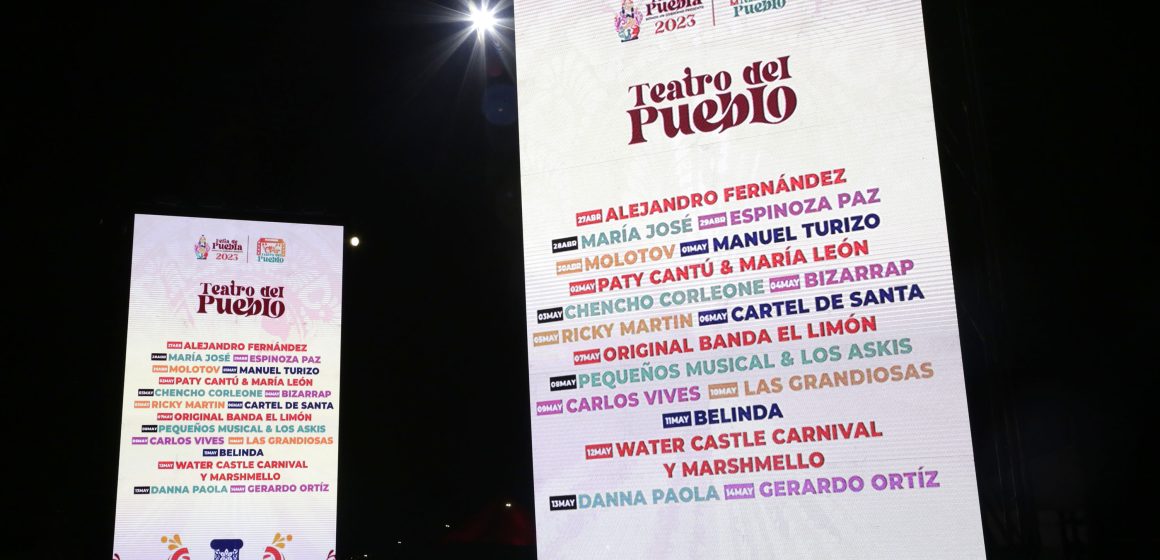 Feria de Puebla presenta cartel de lujo con artistas de primer nivel