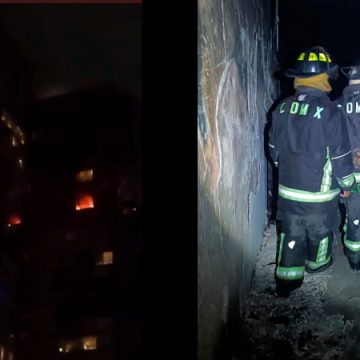 Incendio en torre High Park de Coyoacán; mueren 2 personas