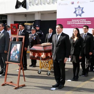 Homenaje a Ramiro de Jesús Sánchez, policía que perdió la vida en cumplimiento de su deber