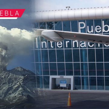 Aeropuerto de Puebla reactiva operaciones tras cierre por caída de ceniza