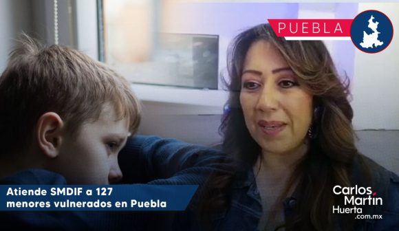 Atiende SMDIF a 127 menores vulnerados en Puebla