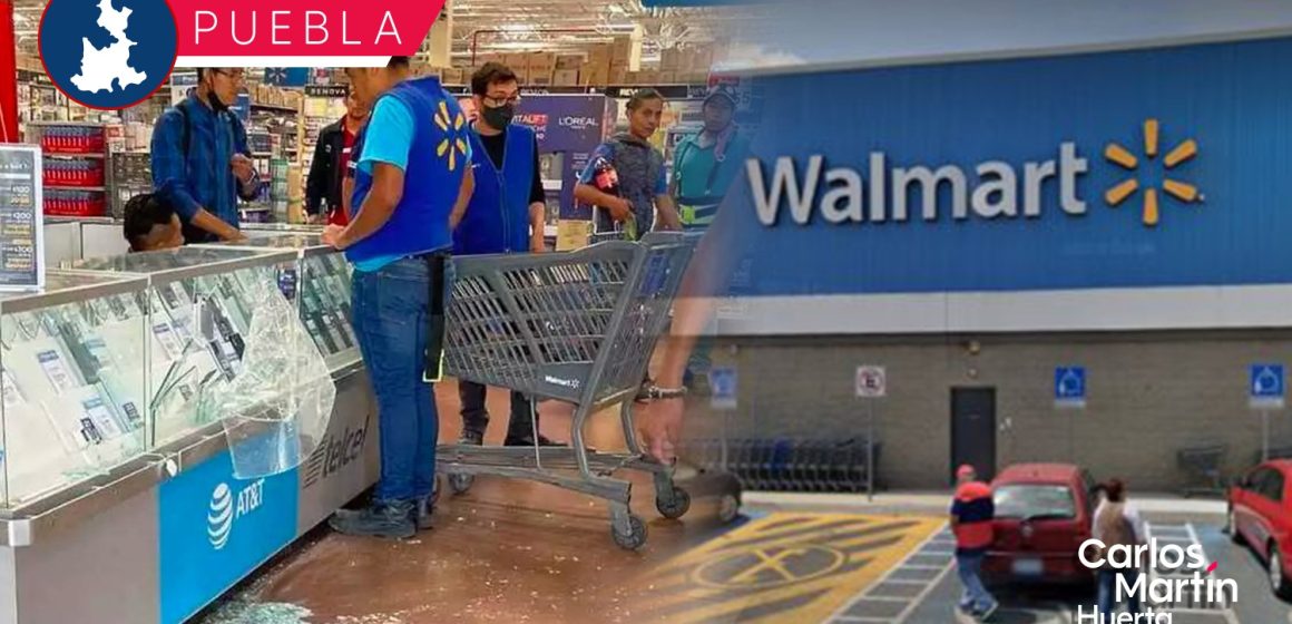 A punta de pistola roban celulares en Walmart Zaragoza