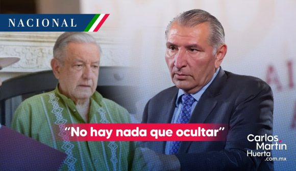“No hay nada que ocultar”: Adán Augusto sobre salud de AMLO