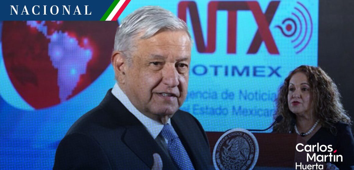 AMLO confirma que desaparecerá Notimex; “tenemos la mañanera”