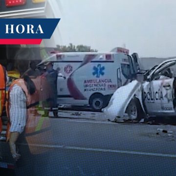 Fallece Policía Estatal tras chocar en autopista Atlixco