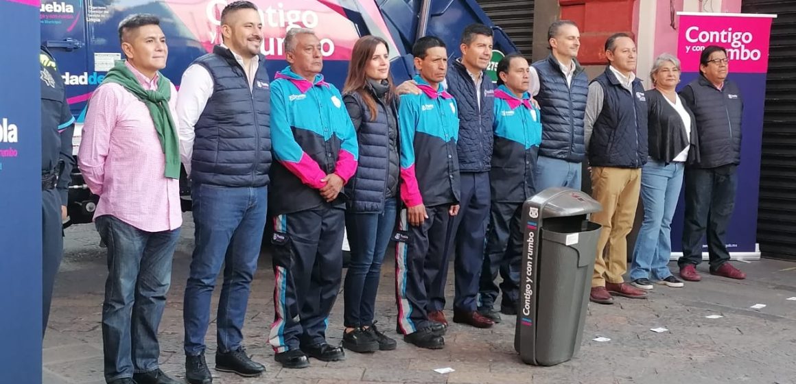 Refuerzan la limpieza del Centro Histórico de Puebla