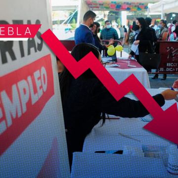 Primer trimestre del año en números rojos en creación de empleos en Puebla