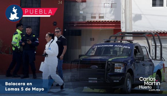 Balacera en Lomas 5 de Mayo; hay dos heridos