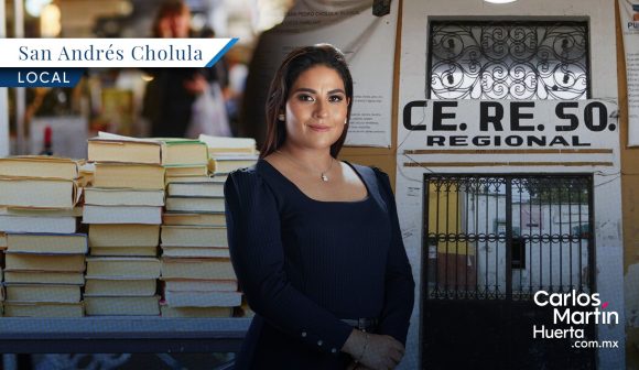 Fomenta regidora Berenice Porquillo lectura entre internos del Cereso de Cholula