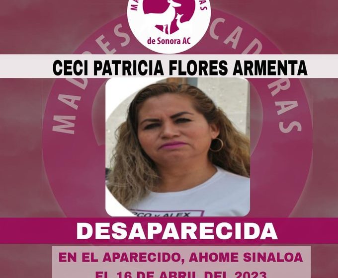 Reportan desaparición de activista del colectivo Madres Buscadoras de Sonora