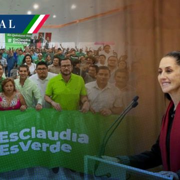 Claudia es verde; suma un amplio respaldo entre integrantes del Partido Verde