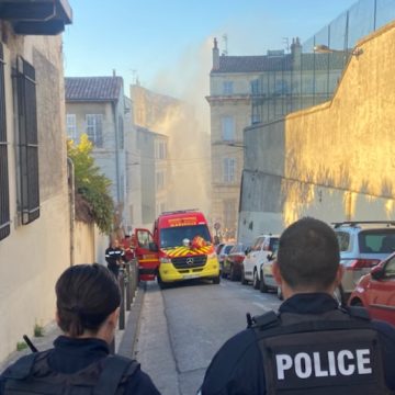 Derrumbe de edificio en Marsella deja heridos graves