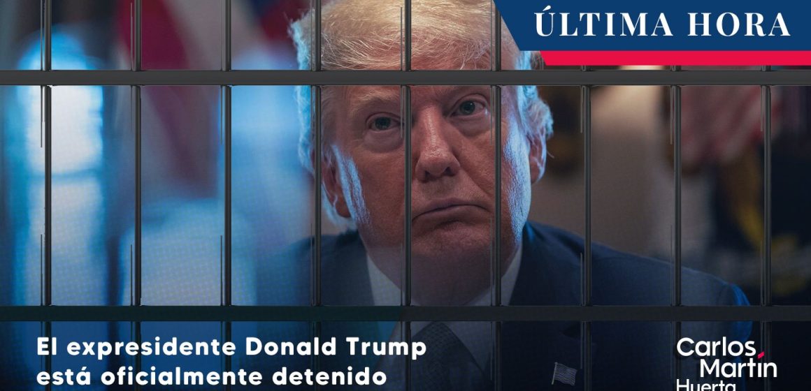 Detienen a Donald Trump en Nueva York; primer ex presidente en ser arrestado