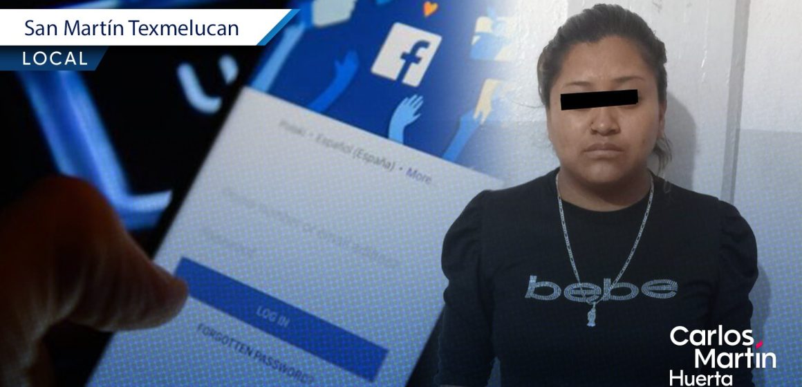 Detienen a mujer por robo en Texmelucan; contactaba a víctimas por Facebook