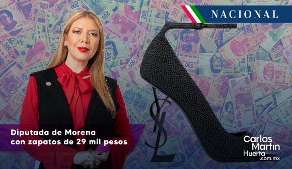 Diputada de Morena lleva zapatos de 29 mil pesos a presentación de consejeros del INE