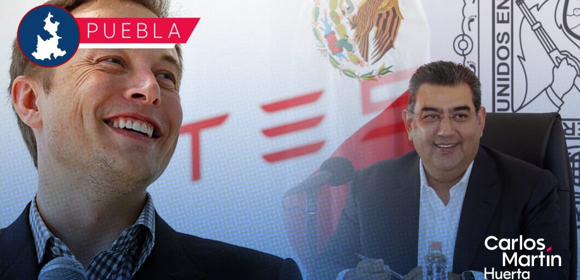 Elon Musk tiene claro el nombre de Puebla: Sergio Salomón