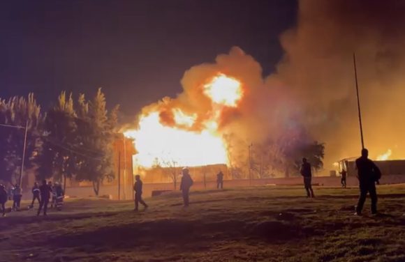 Incendio en la Central de Abasto de la CDMX