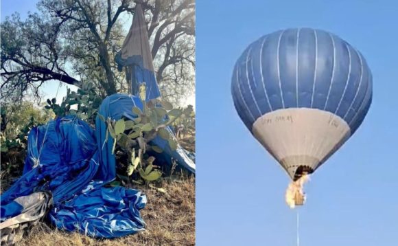 Globo aerostático - Teotihuacán - Globo accidentado no pertenecía a Federación de Globos Aerostáticos