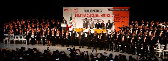 Refrenda Sergio Salomón respeto absoluto del Gobierno Estatal al SNTE