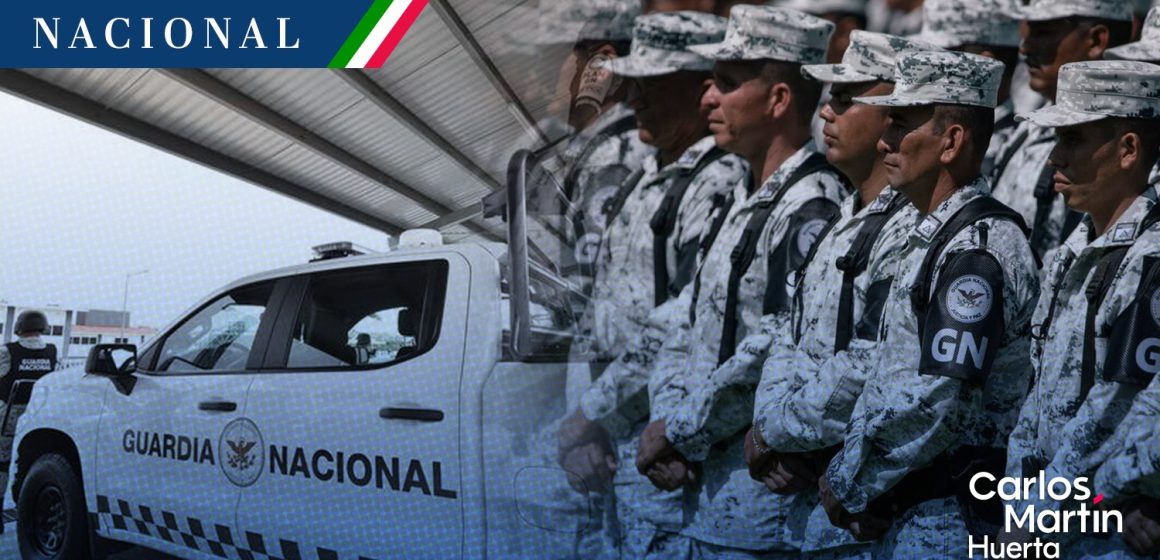 En Tamaulipas, Guardia Nacional detiene a tres personas y asegura vehículo con material bélico