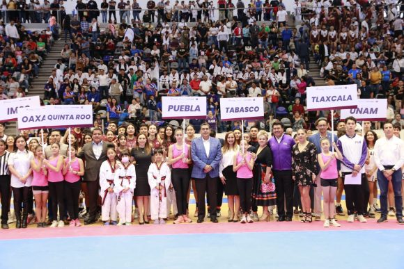 Se inaugura regional de TKD y macro regionales que se realizarán en Puebla