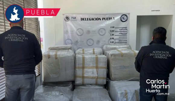 Marihuana paquetería Cuautlancingo Incauta FGR marihuana en paquetería de Cuautlancingo