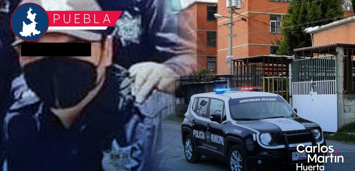 Policía en estado de ebriedad dispara al aire en Puebla; ya fue detenido