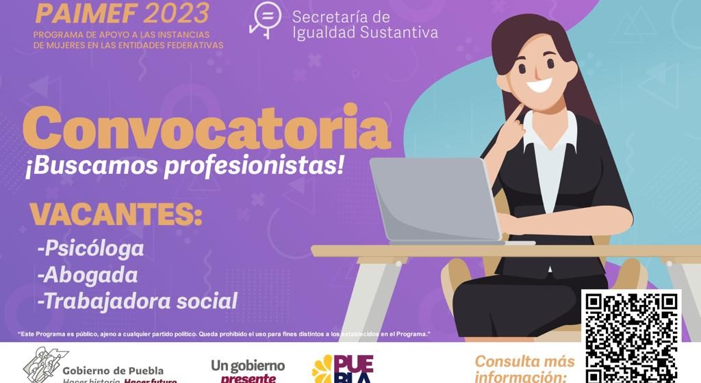 ¿Estás buscando trabajo? Gobierno estatal busca profesionistas con experiencia en perspectiva de género