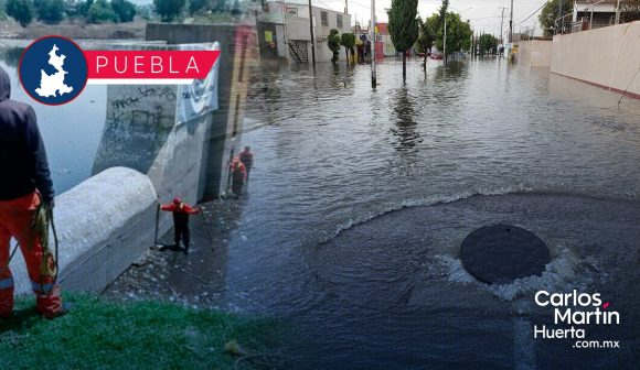 Por lluvias se registran afectaciones en Amozoc, Chalchicomula, Esperanza, y Puebla capital