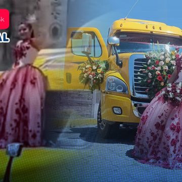 (VIDEO) Quinceañera llega a misa y fiesta en tráiler de su papá