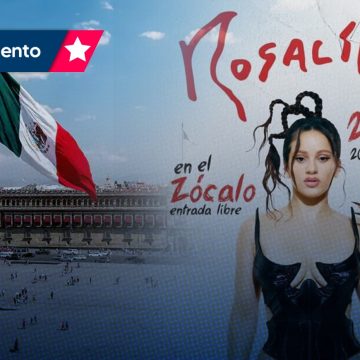 Rosalía gratis en el Zócalo de la CDMX; lo confirma Claudia Sheinbaum