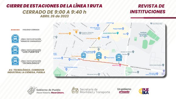 RUTA modificará recorrido por pase de revista para Desfile 5 de Mayo
