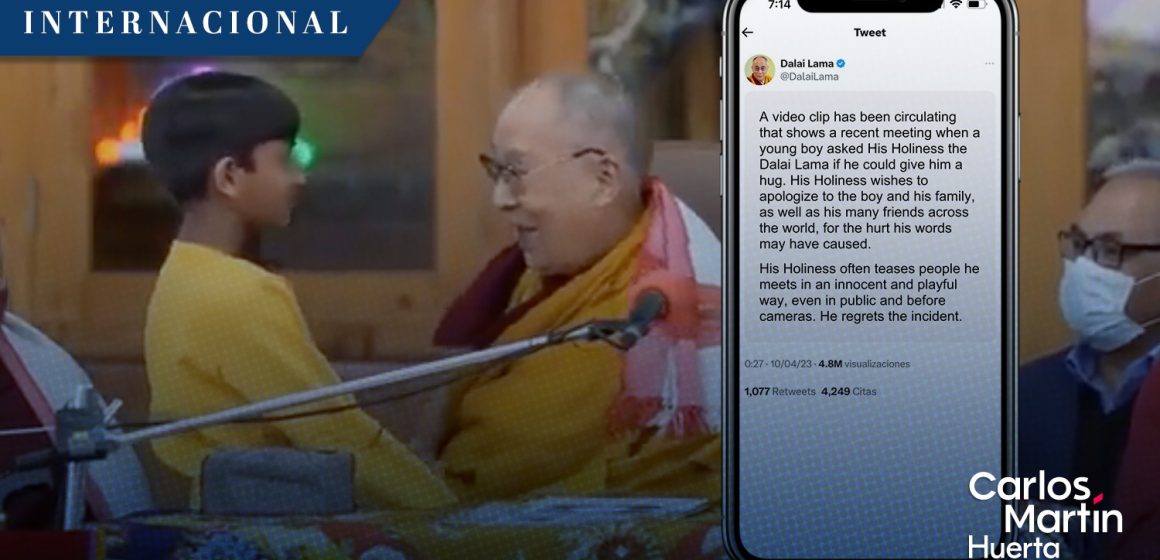 El Dalai Lama se disculpa por video que se muestra besando a un niño