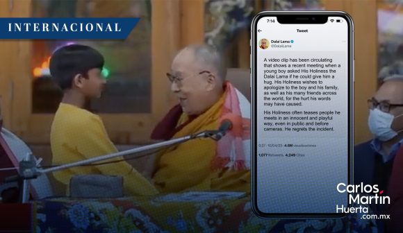 El Dalai Lama se disculpa por video que se muestra besando a un niño