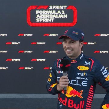 Sergio Pérez gana la carrera Sprint en el GP de Azerbaiyán