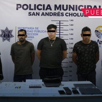 Detienen a integrantes de banda dedicada a la falsificación en San Andrés Cholula