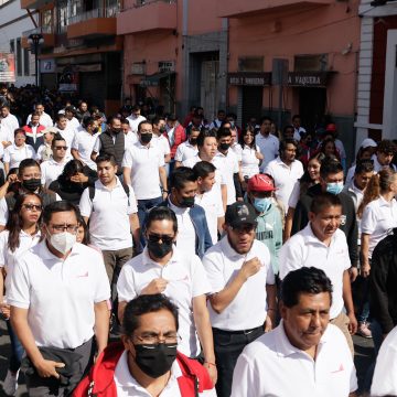 Más de 3 mil trabajadores de la CRS marcharon por el Día del Trabajo