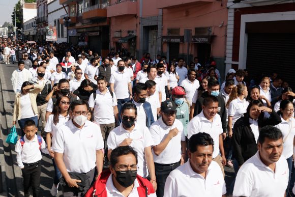 Más de 3 mil trabajadores de la CRS marcharon por el Día del Trabajo