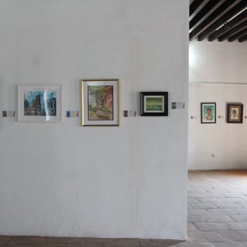 Se inaugura exposición de acuarelistas poblanos en el Barrio del Artista