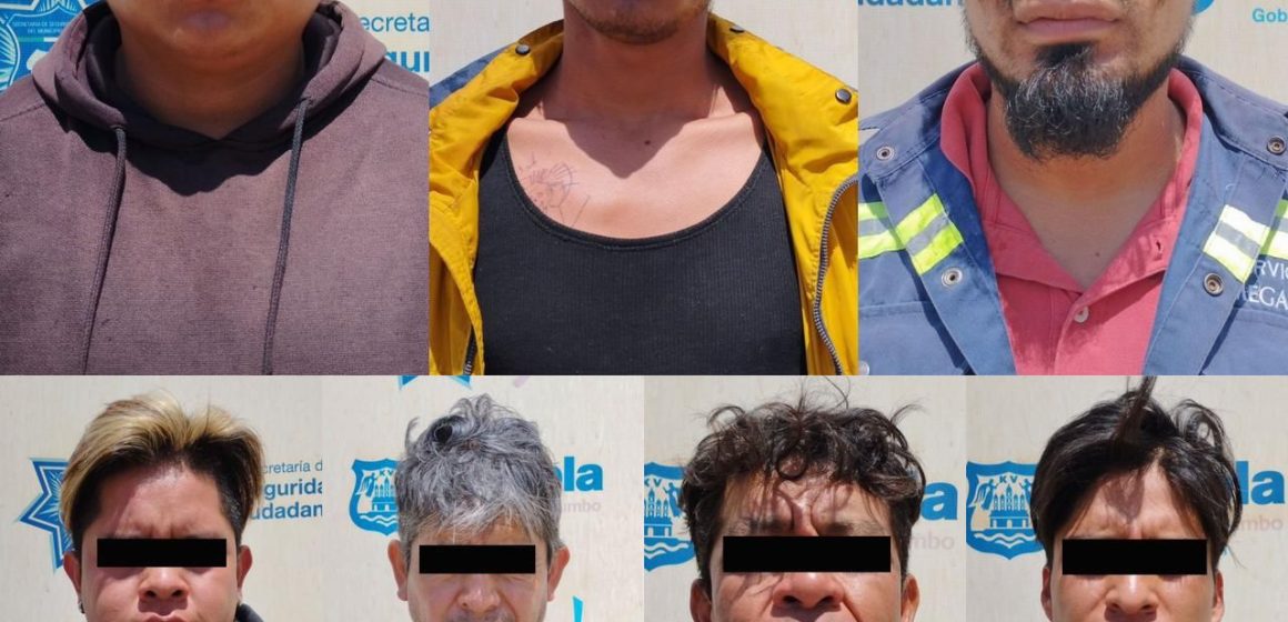 Robaban cable de Telmex en Puebla; son detenidos con 230 kilos