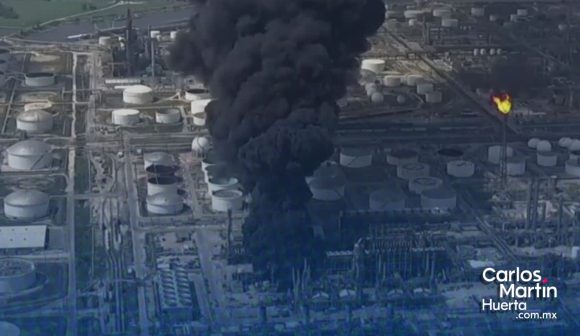 Incendio en la refinería Deer Park, Texas