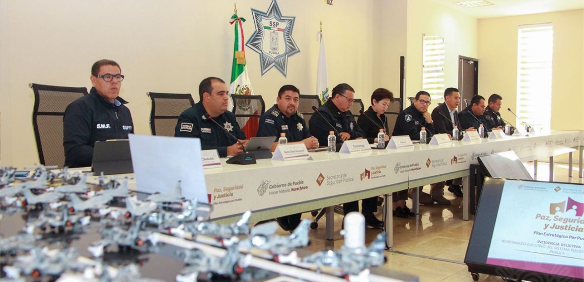 Incidencia delictiva en Puebla sigue a la baja: SSP