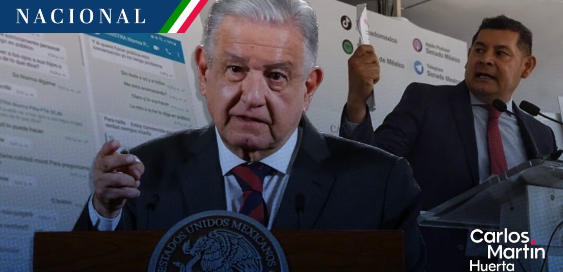 AMLO aconseja a Armenta no denunciar para no convertir en mártir a Piña