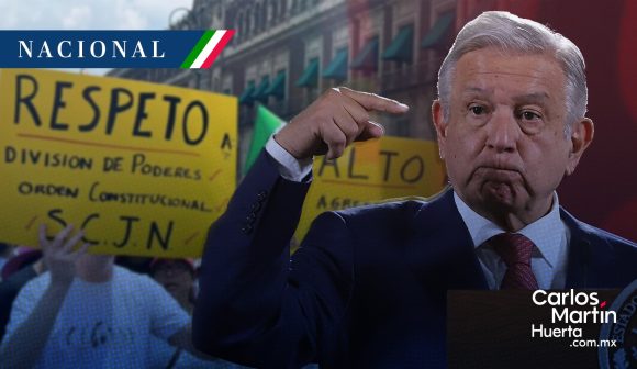 AMLO acusa prepotencia en marcha para defender la SCJN