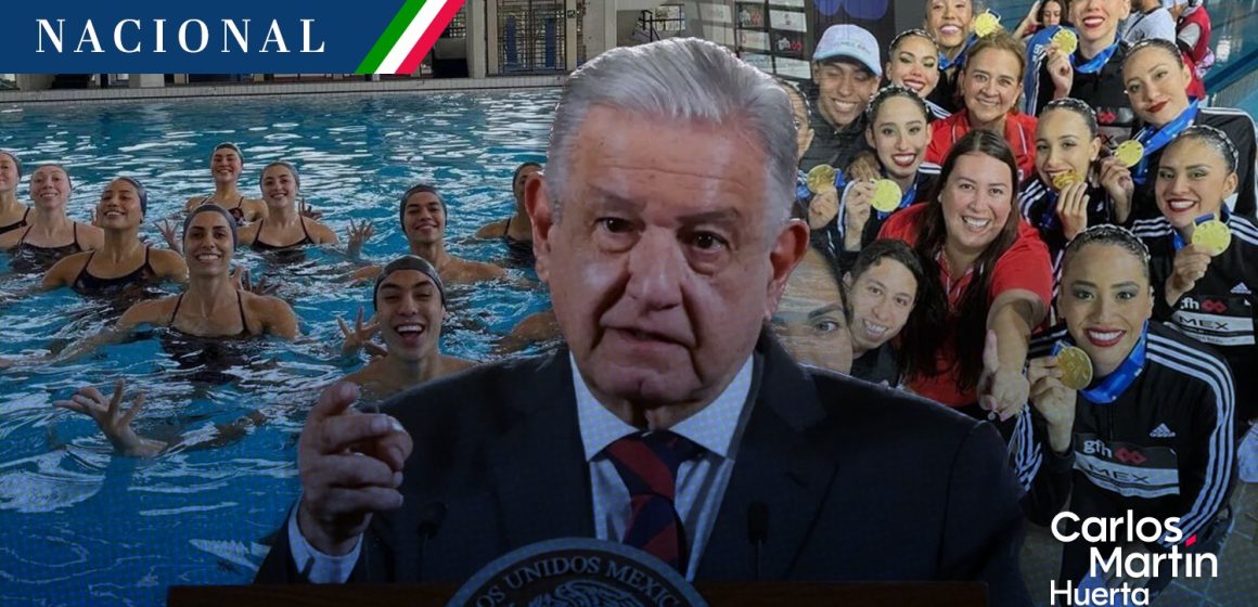 AMLO: Sí recibió apoyo la Selección de Natación Artística