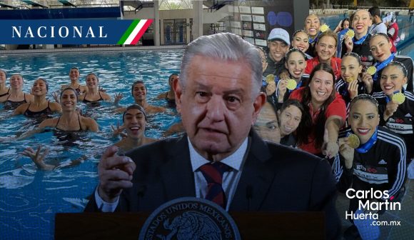 AMLO - Selección Natación Artística AMLO: Sí recibió apoyo la Selección de Natación Artística