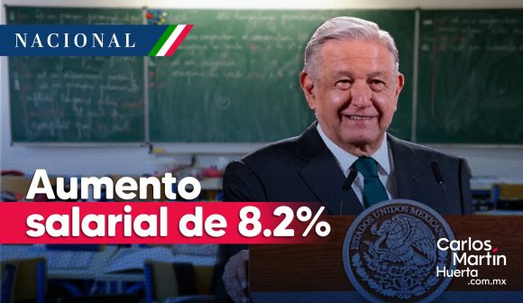 AMLO aumento salarial maestros AMLO anuncia aumento salarial de 8.2% a trabajadores de la educación