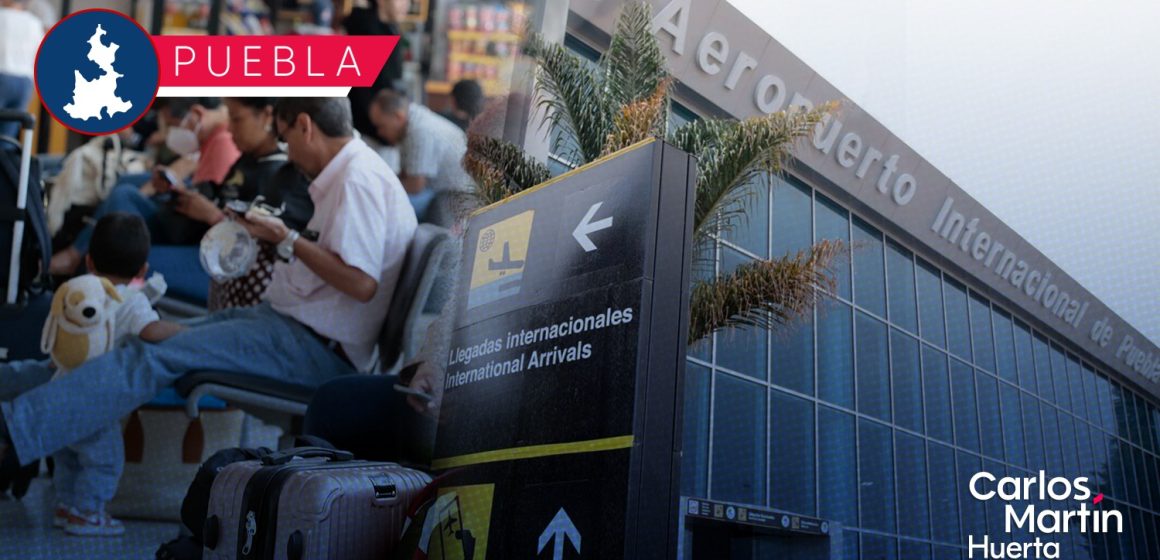 Se mantiene cierre del Aeropuerto de Puebla por caída de ceniza