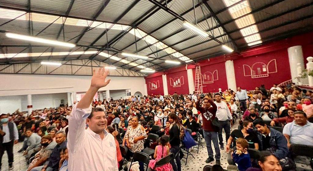 Dos mil personas se unen a campaña de Armenta por la salud de familias de San Pablo Xochimehuacán