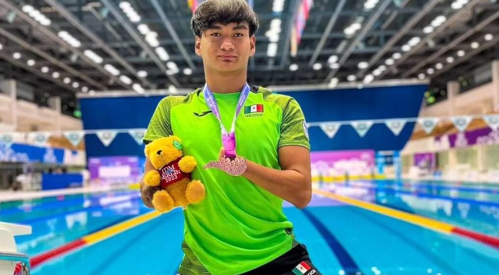 Ángel Camacho es medalla de bronce en Mundial de Para Natación en Berlín